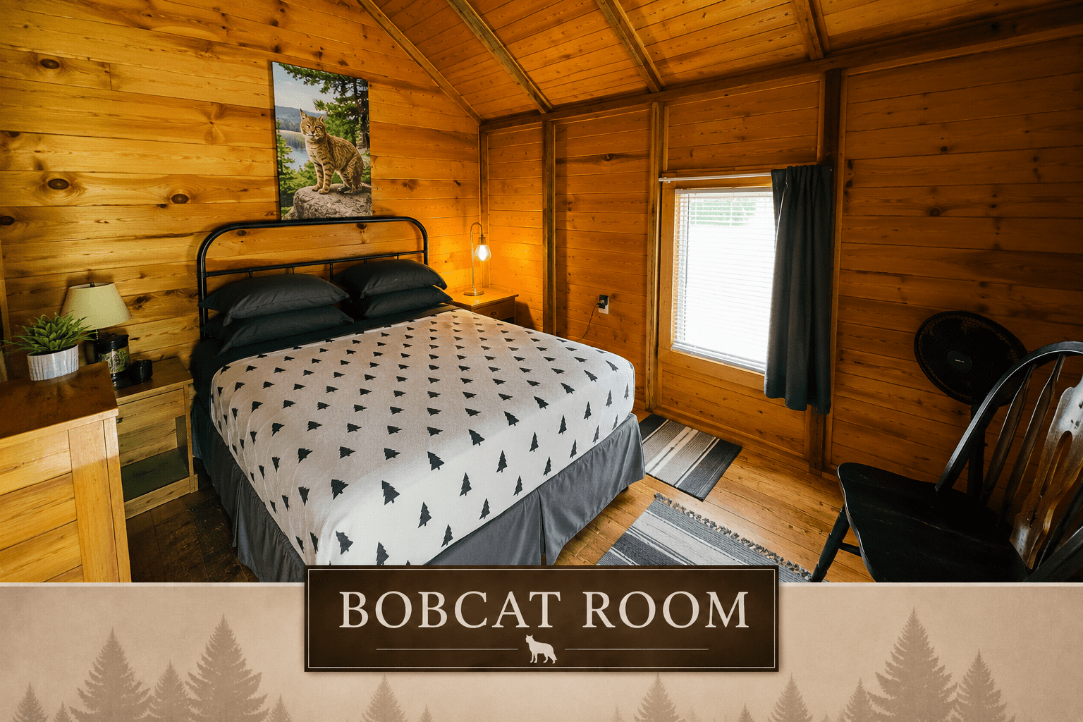 Bobcat room at The Maine Roadhouse